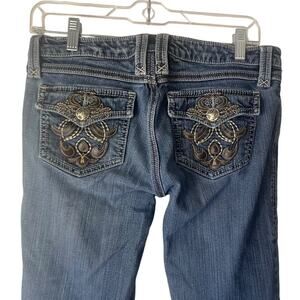 Wrangler Rock Y2k Junior's Size 5 X 34 Tall Ultra Low Rise Bootcut Jeans